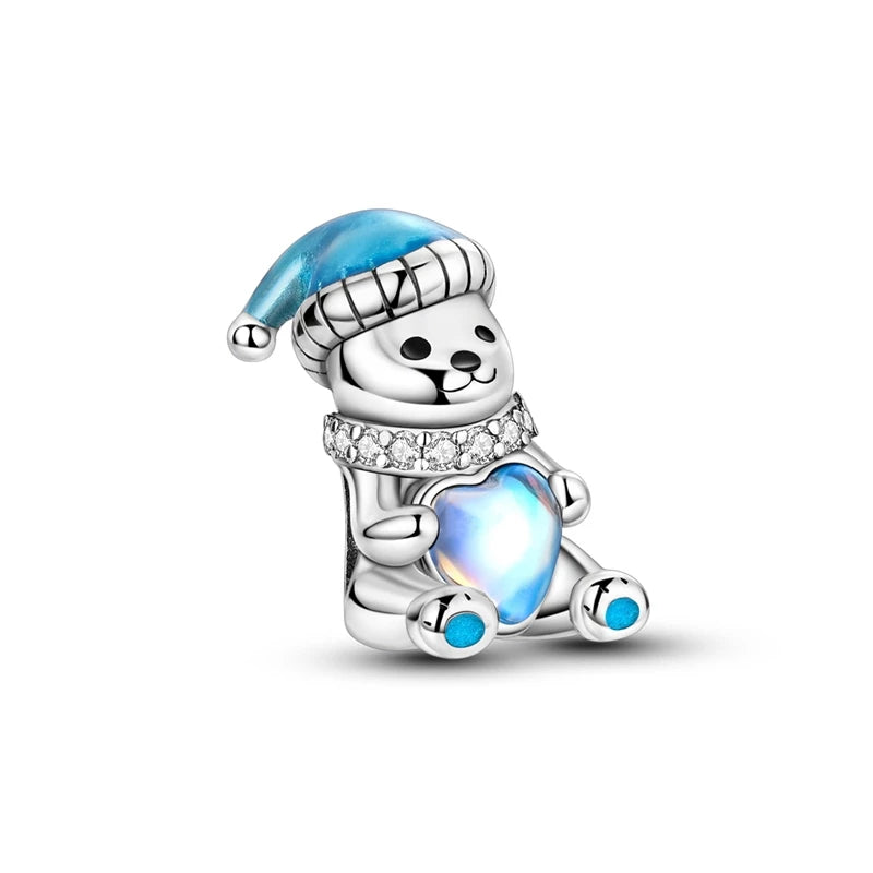 Charm Oso Navideño "Corazon Polar"