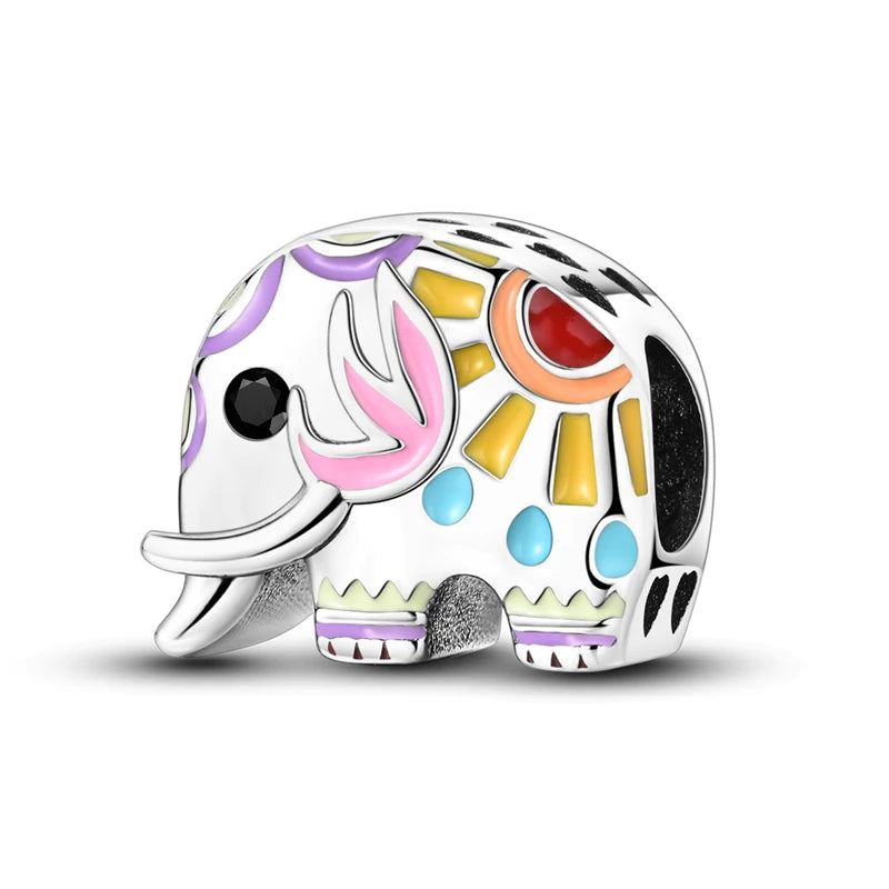 Charm Elefante de la Suerte Colorido