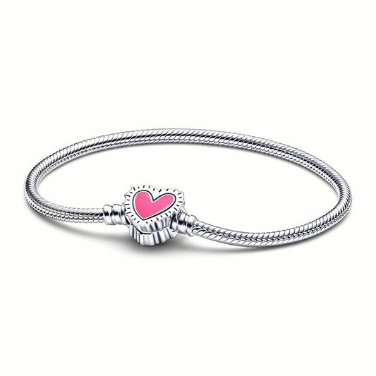 Pulsera Coraz√≥n Rosa