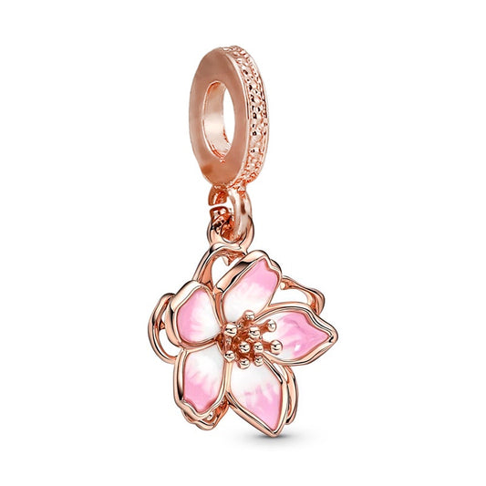 Charm Flor de Lotto Rosa