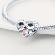 Charm Corazon Rosa & Infinito Amor