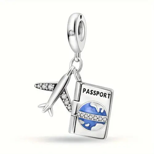 Charm Avión y Pasaporte