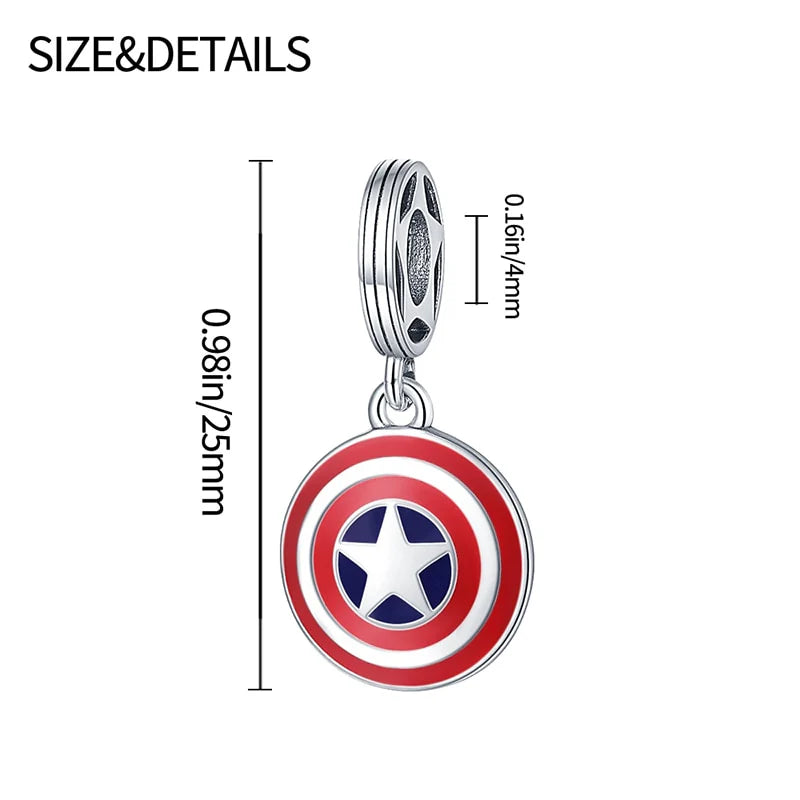 Charm Escudo de Capitan America