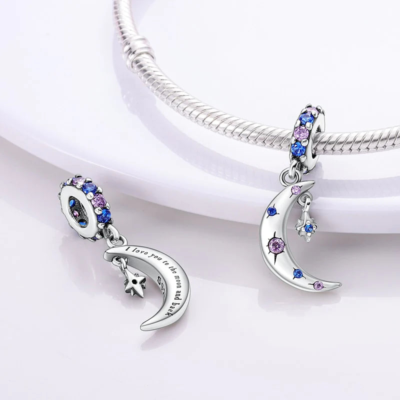 Charm Luna con Piedritas