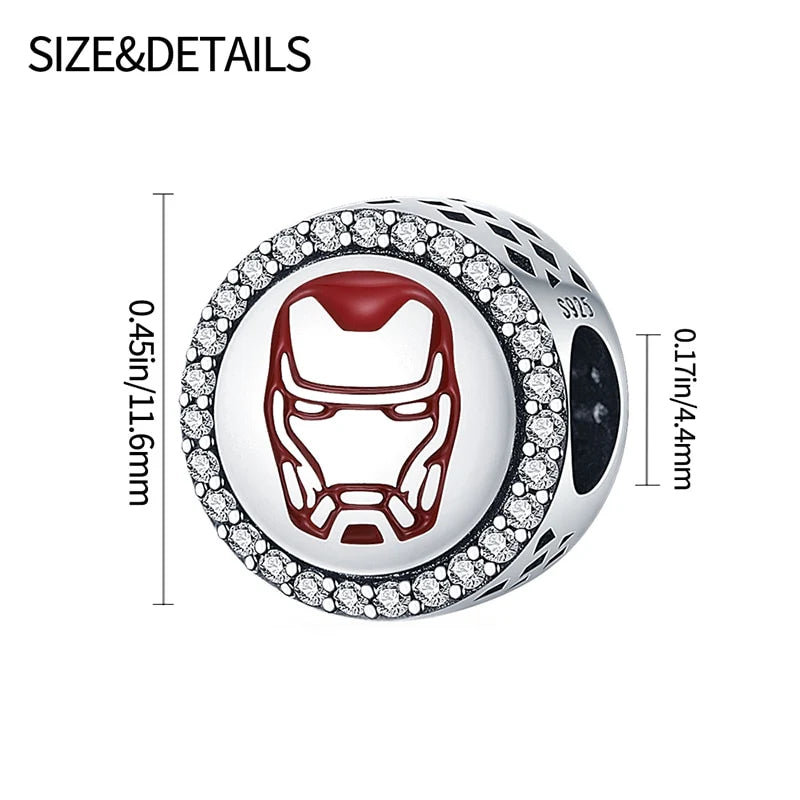 Charm Máscara Iron Man