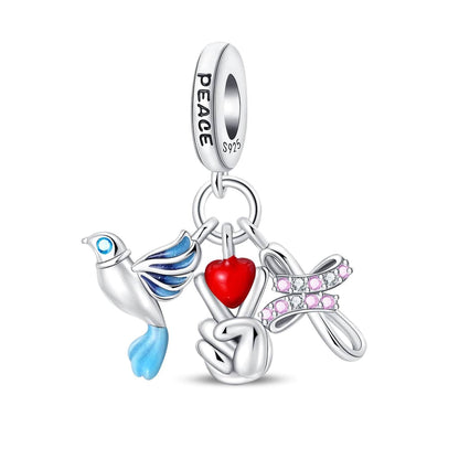 Charm Simbolos de Paz