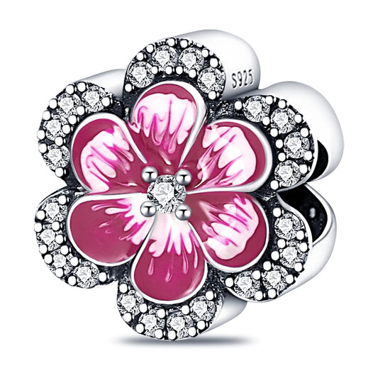 Charm Flor Rosa