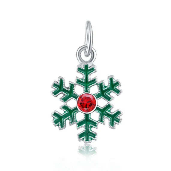 Charm Copo de Nieve Verde