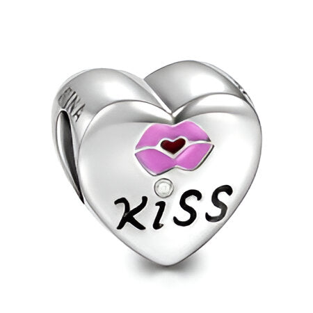 Charm Corazon "Kiss"