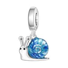 Charm Caracol Azul