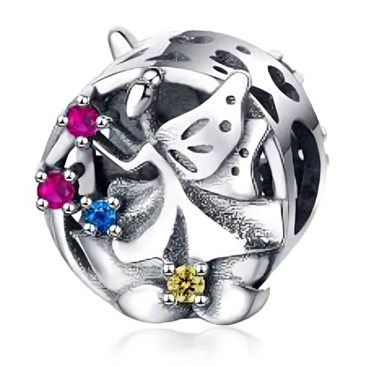 Charm Hada y Gemas Coloridas