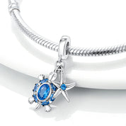 Charm Tortuga Azul & Estrella de Mar