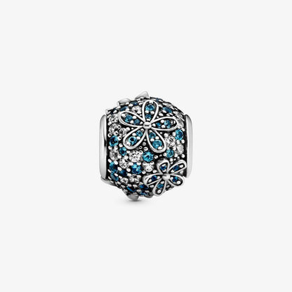 Charm Abalorio Flores Azules