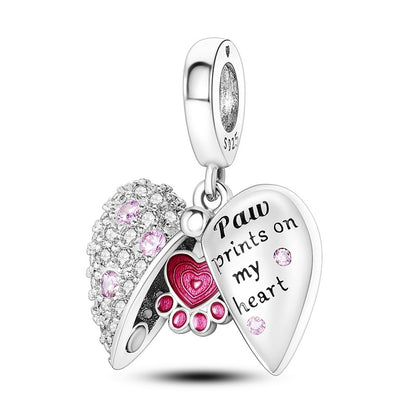 Charm "Huellas en mi Coraz√≥n"