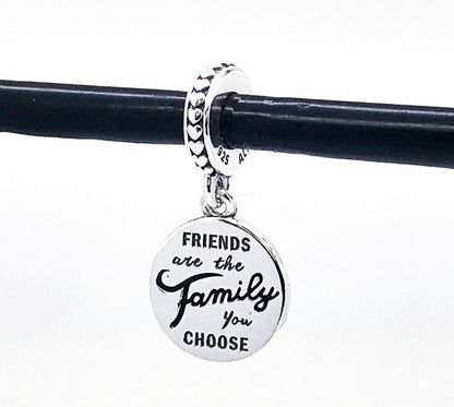 Charm "Friends Are The Family You Choose"
