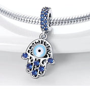 Charm Amuleto de Hamsa y Ojo Turco