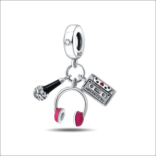 Charm Microfono, Aud√≠fonos y Casete