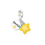 Charm Estrella Sparkle Fluorescente