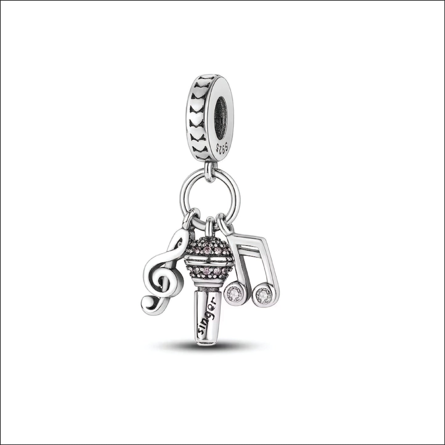 Charm Nota Musical, Micr√≥fono y M√∫sica