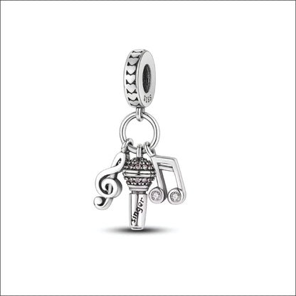 Charm Nota Musical, Micr√≥fono y M√∫sica