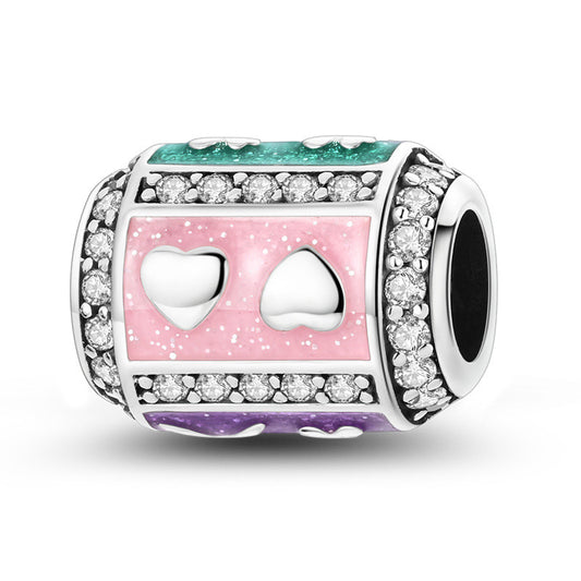 Charm Barril de Diamantes Colorido