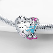 Charm Corazón de Minnie Mouse "Best Mom Ever"