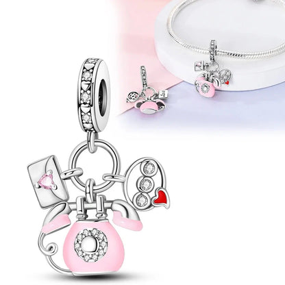 Charm Carta de Amor y Tel√©fono
