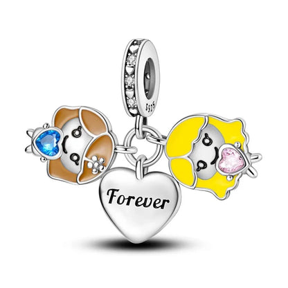 Charm Gemelas "Coraz√≥n Forever"