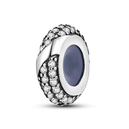 Charm Abalorio Torzal Diamantado