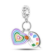 Charm Corazón "Obra de Arte"