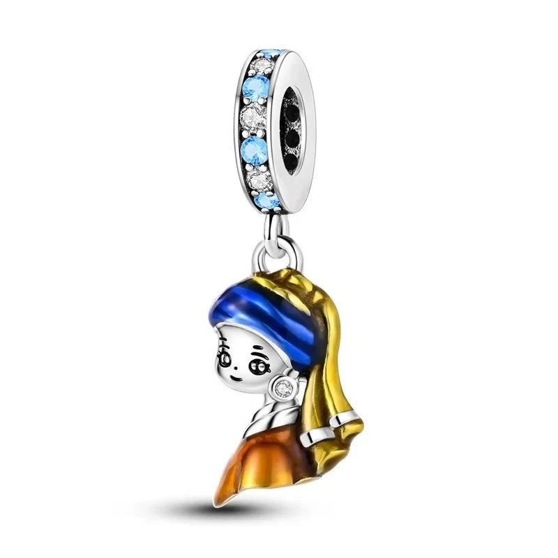 Charm Mujer Joven de Perla