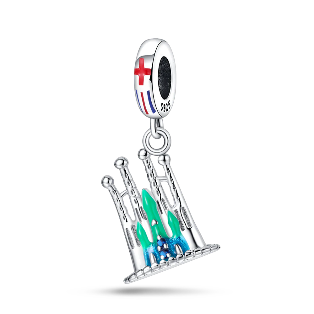 Charm Rascacielos Plateado