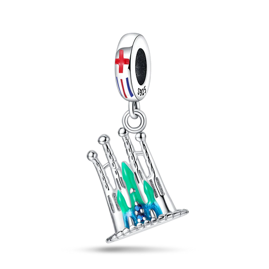 Charm Rascacielos Plateado
